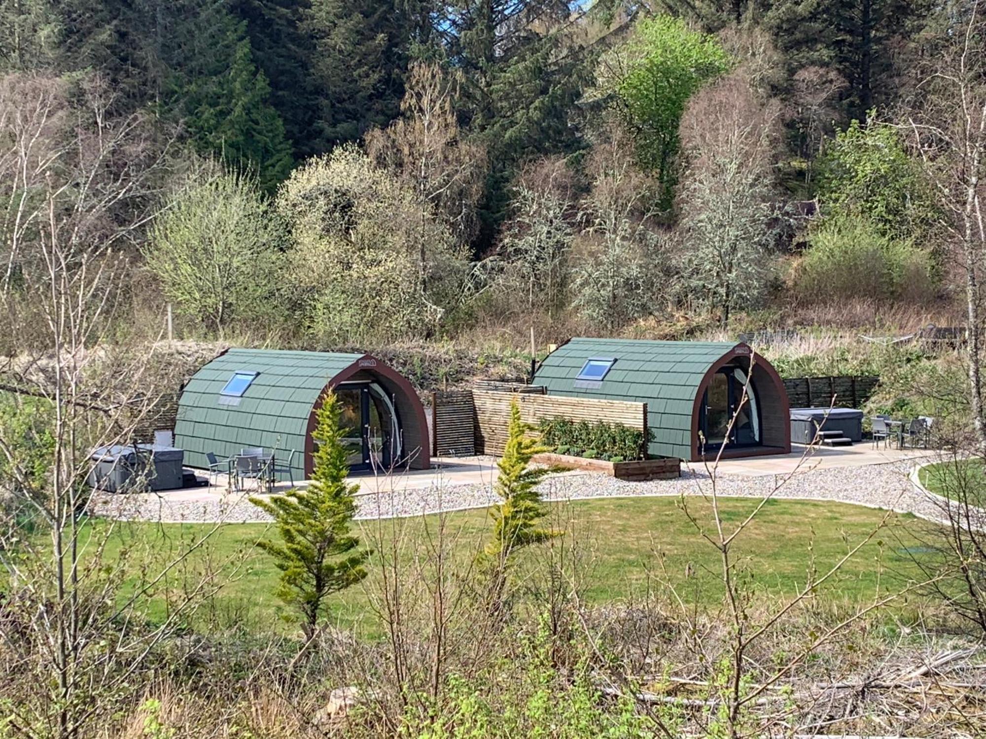 Red Squirrel Pod With Hot Tub Villa Oban Exteriör bild